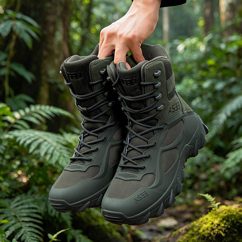 Kids Outdoor Boots - Men Tactical Boot Casual Ultrallight Training