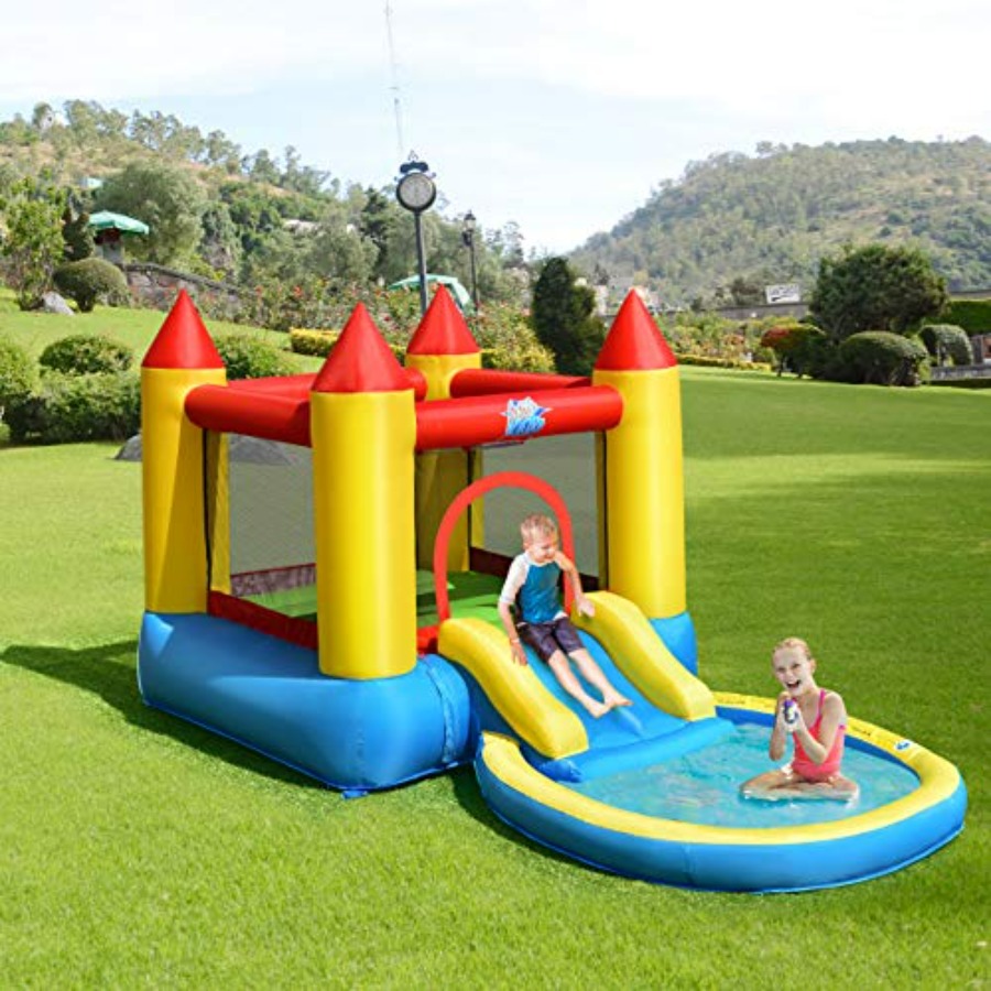 Kids Outdoor Jumping - Outdoor backyard inflatable bounce house for