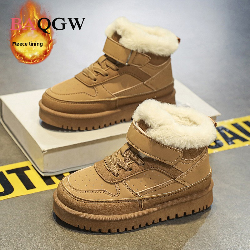Kids Outdoor Boots - Kids Winter Outdoor Cotton Boots Children's