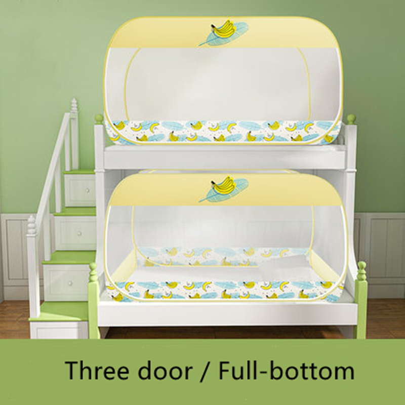 Kids Outdoor Yurt - Cartoon Pattern Bed Mosquito Nets 0.9m/1.0m/1.2m/1.35m/1.5m