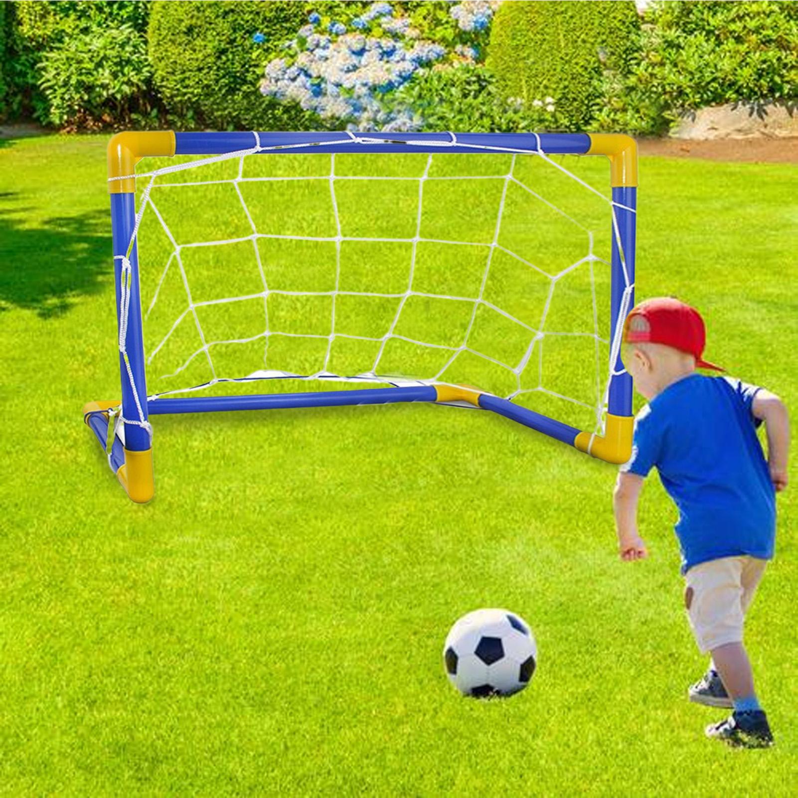 Kids Outdoor Lawn Equipment - Soccer Net For Kids Funny Portable