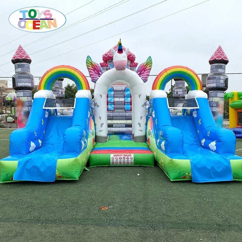 Kids Outdoor Jump House - Customized Large Outdoor Playground Kids Inflatable