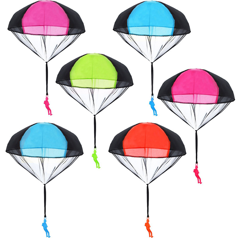 Kids Outdoor Volleyball - Hand Throwing Parachute Kids Outdoor Funny