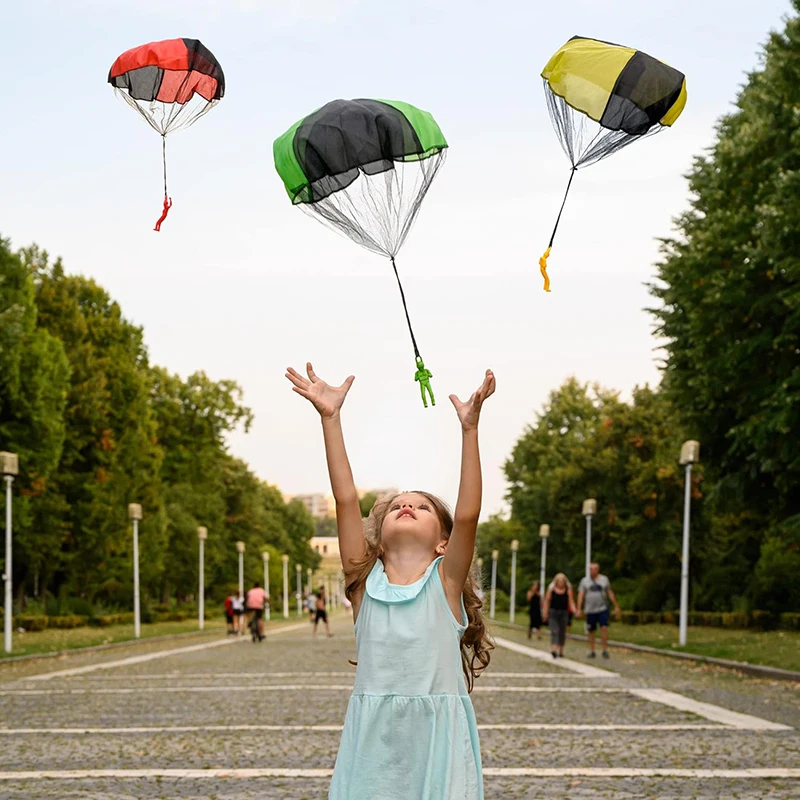 Kids Unique Outdoor Toys - Hand Throwing Parachute Game Outdoor Kids