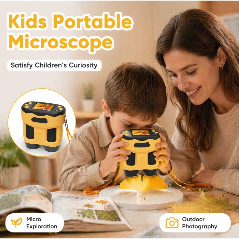 4K 1000X Microscope Camera Dig - Kids Outdoor Microscope ulasan dan harga