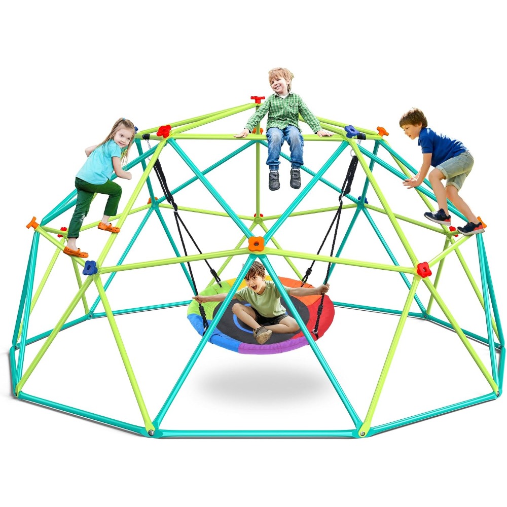 US Local Stock 10ft Climbing D - Kids Outdoor Climbing Dome ulasan dan harga