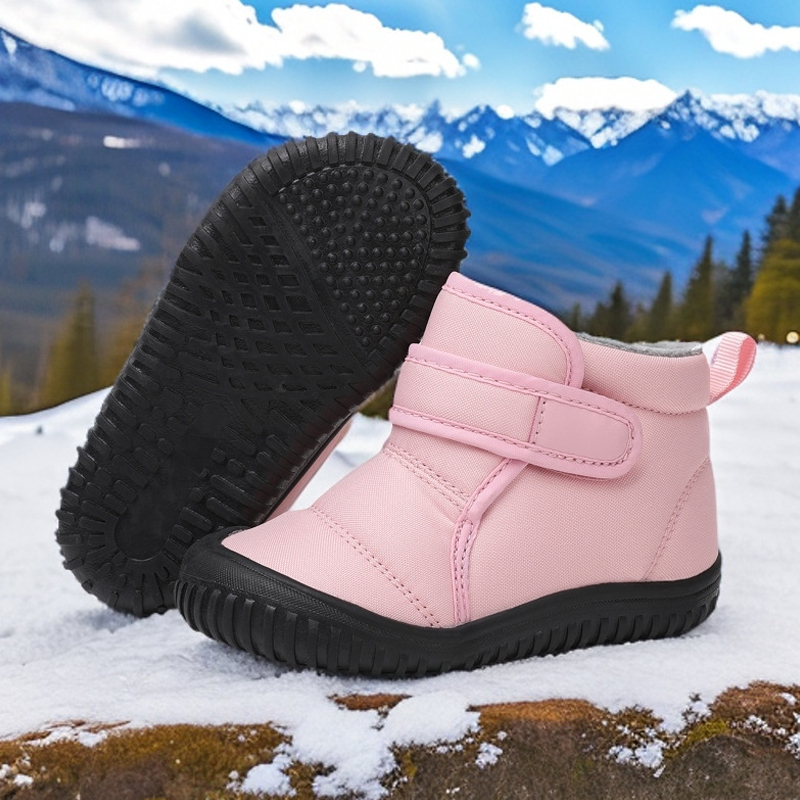 Unisex Winter Fleece Warm Snow - Kids Outdoor Boots ulasan dan harga