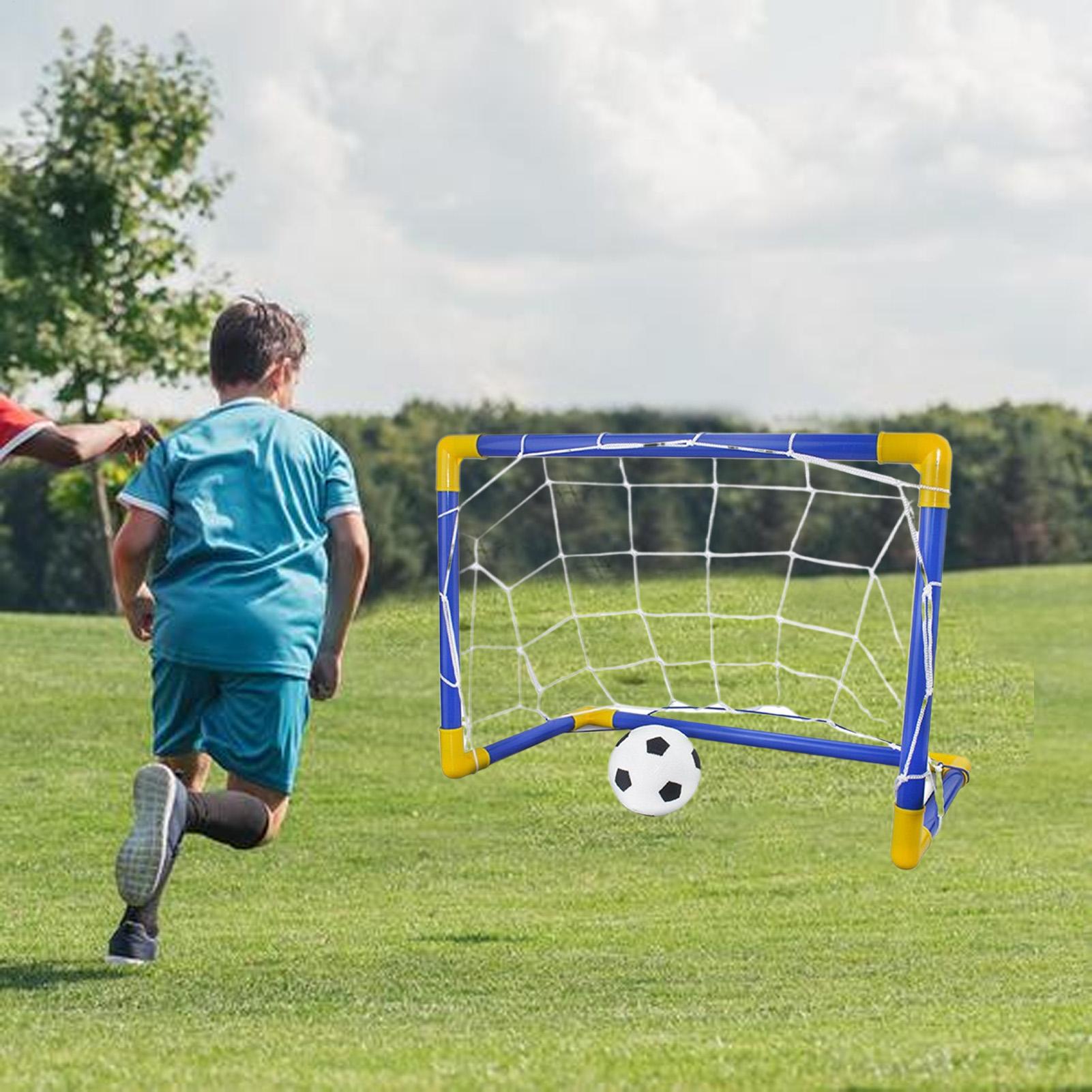 Kids Soccer Net With Pump Funn - Kids Outdoor Lawn Equipment ulasan dan harga