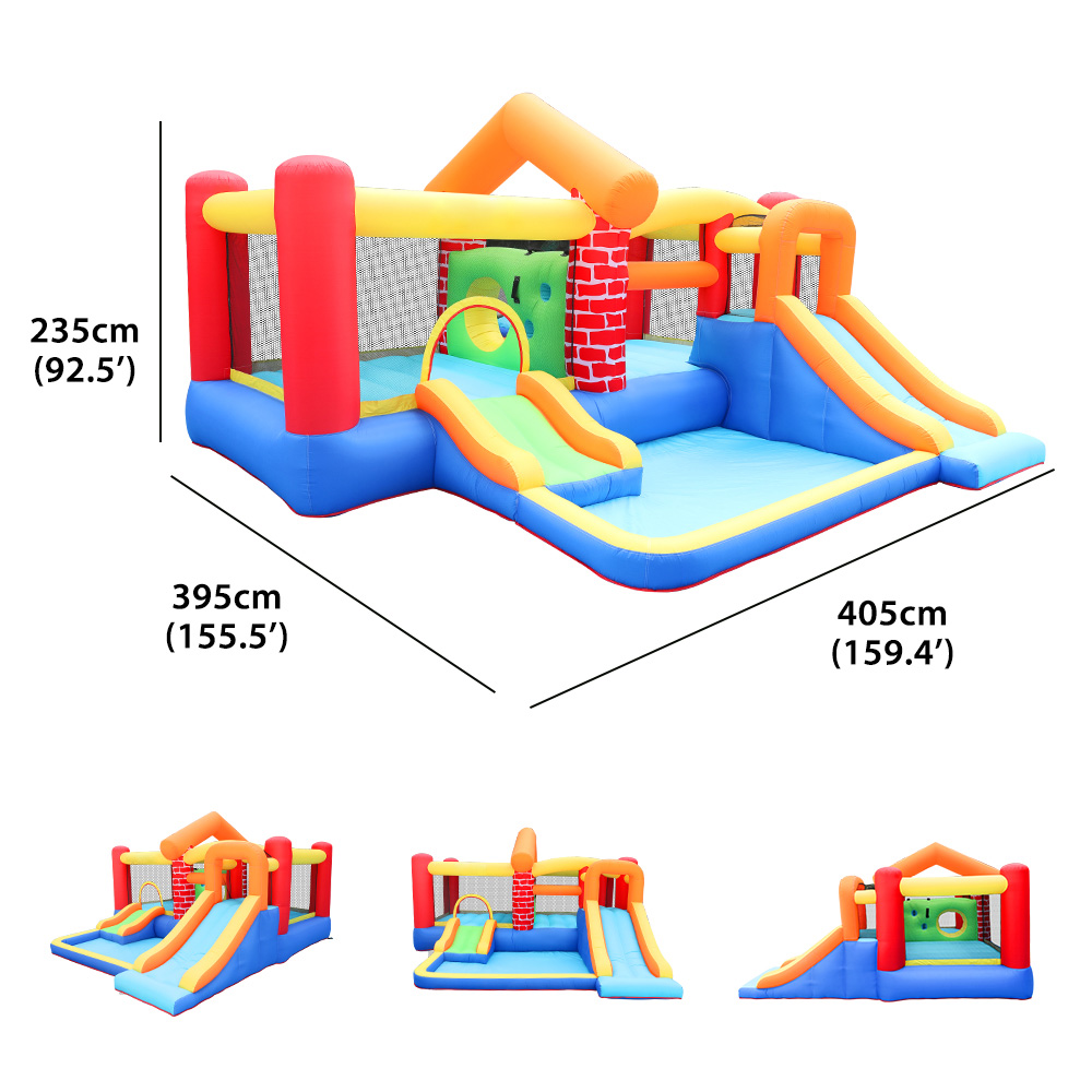 Custom Design NewTime Bouncing - Kids Outdoor Jump House ulasan dan harga
