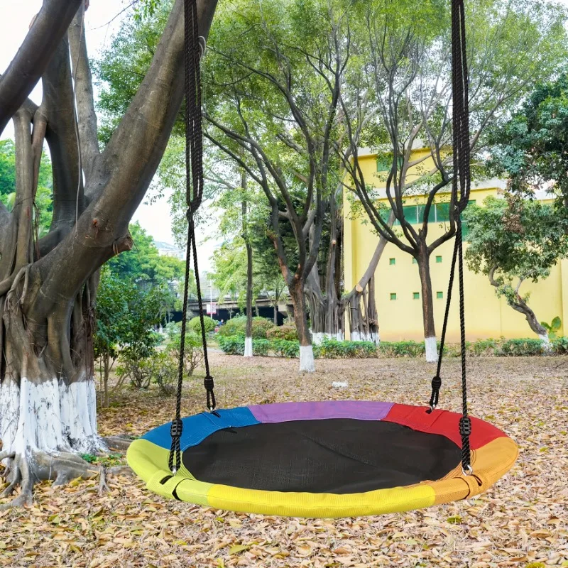 Circular Oxford Net Canvas Kid - Kids Outdoor Swing Set ulasan dan harga