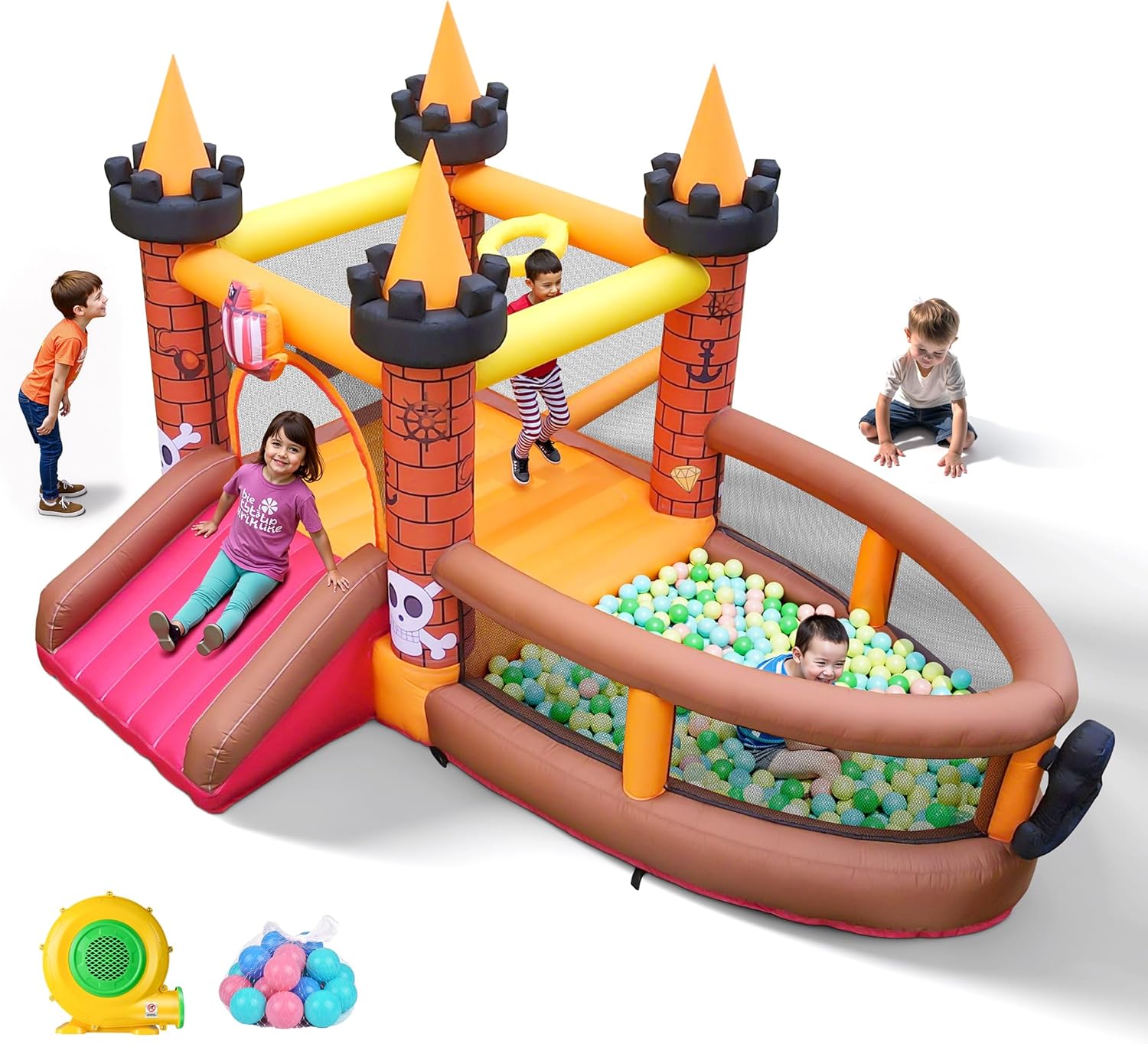 Inflatable Bounce House for Ki - Kids Outdoor Jumping ulasan dan harga
