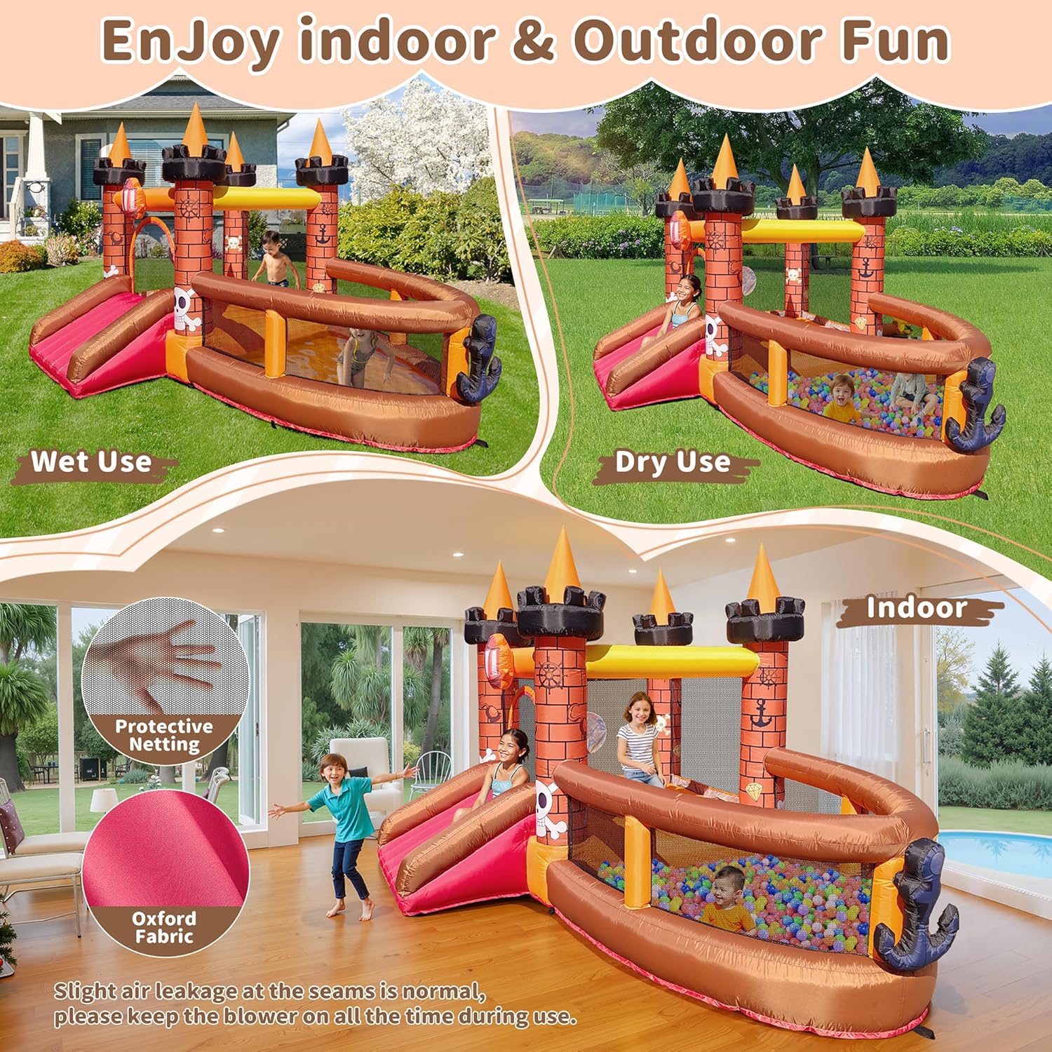 Inflatable Bounce House for Ki - Kids Outdoor Jumping ulasan dan harga