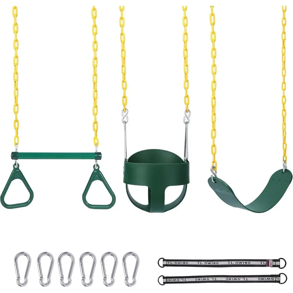 Outdoor Combo Swing Set with R - Kids Outdoor Swing Set ulasan dan harga