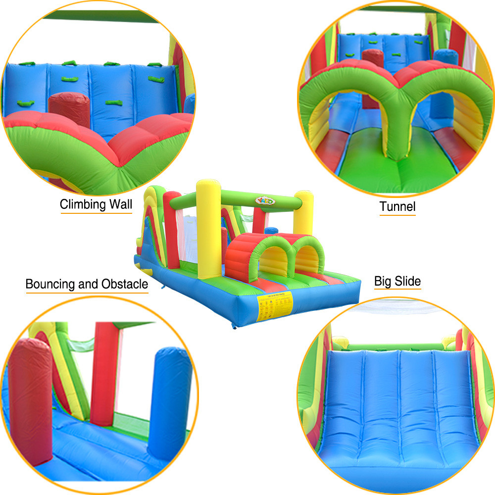 Colorful Inflatable Bounce Hou - Kids Outdoor Jump House ulasan dan harga