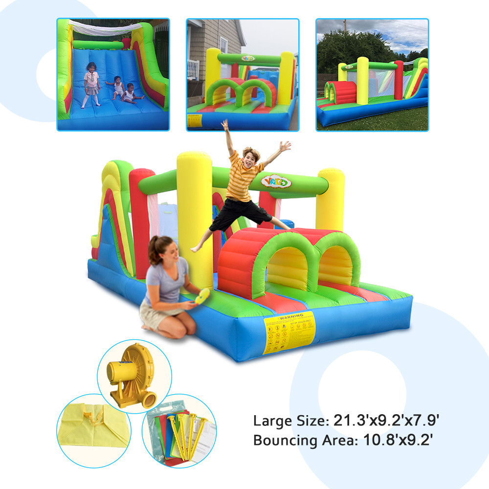 Colorful Inflatable Bounce Hou - Kids Outdoor Jump House ulasan dan harga