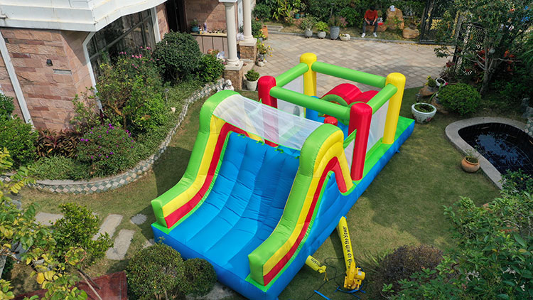 Colorful Inflatable Bounce Hou - Kids Outdoor Jump House ulasan dan harga