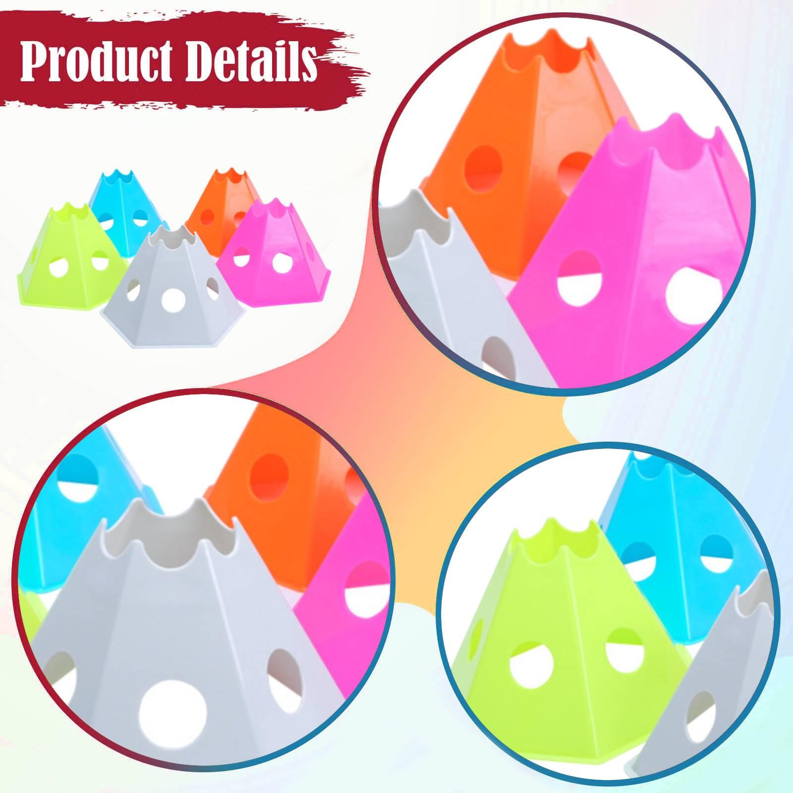 5x Soccer Cones for Training w - Kids Outdoor Obstacle Course Equipment ulasan dan harga