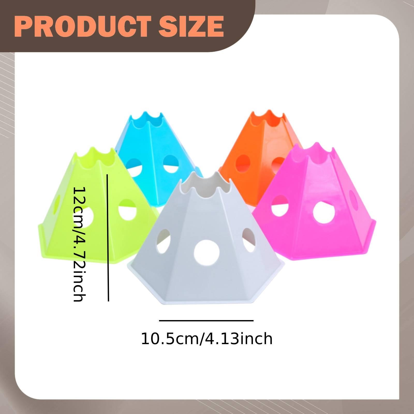 5x Soccer Cones for Training w - Kids Outdoor Obstacle Course Equipment ulasan dan harga