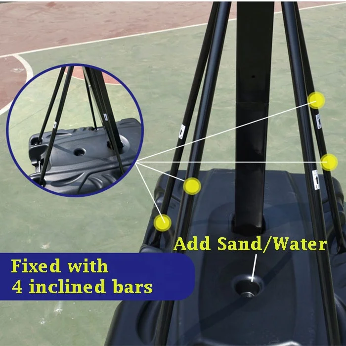 Mobile Basketball Stand Adjust - Basketball Hoop Outdoor ulasan dan harga