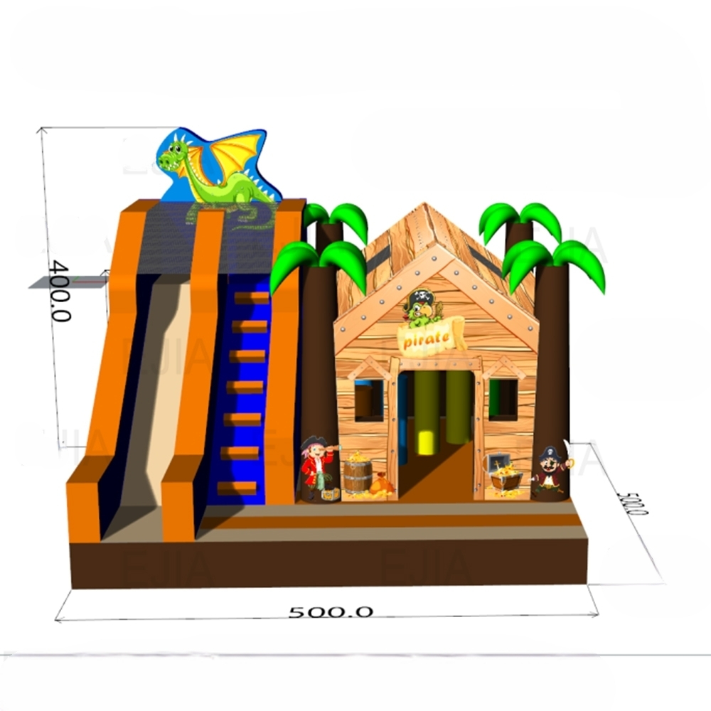 Portable Commercial 17FT Large - Kids Outdoor Jump House ulasan dan harga