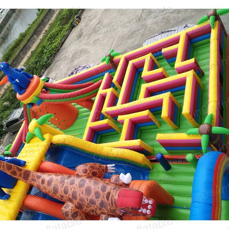 2017 Popular Outdoor Playgroun - Kids Outdoor Obstacle Course Equipment ulasan dan harga