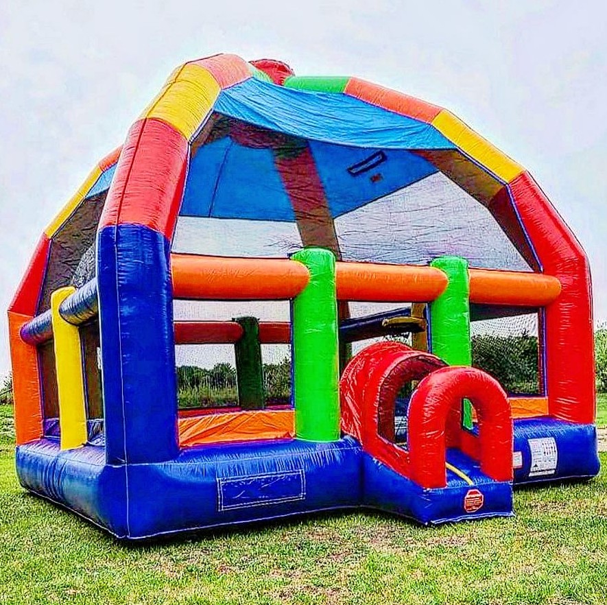 Big Jumping Castle Inflatable  - Kids Outdoor Jump House ulasan dan harga
