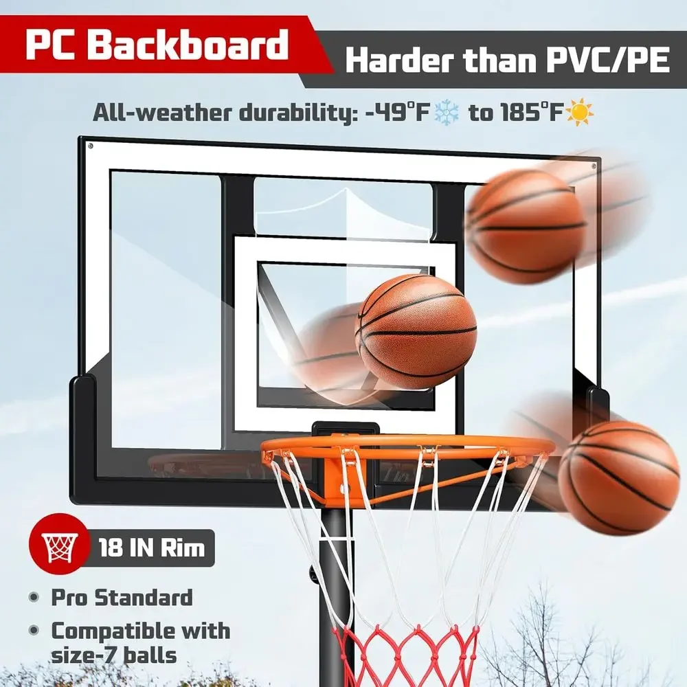 Portable Outdoor Basketball Ho - Basketball Hoop Outdoor ulasan dan harga