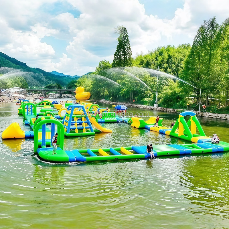 Customized Large Inflatable Wa - Kids Outdoor Obstacle Course Equipment ulasan dan harga