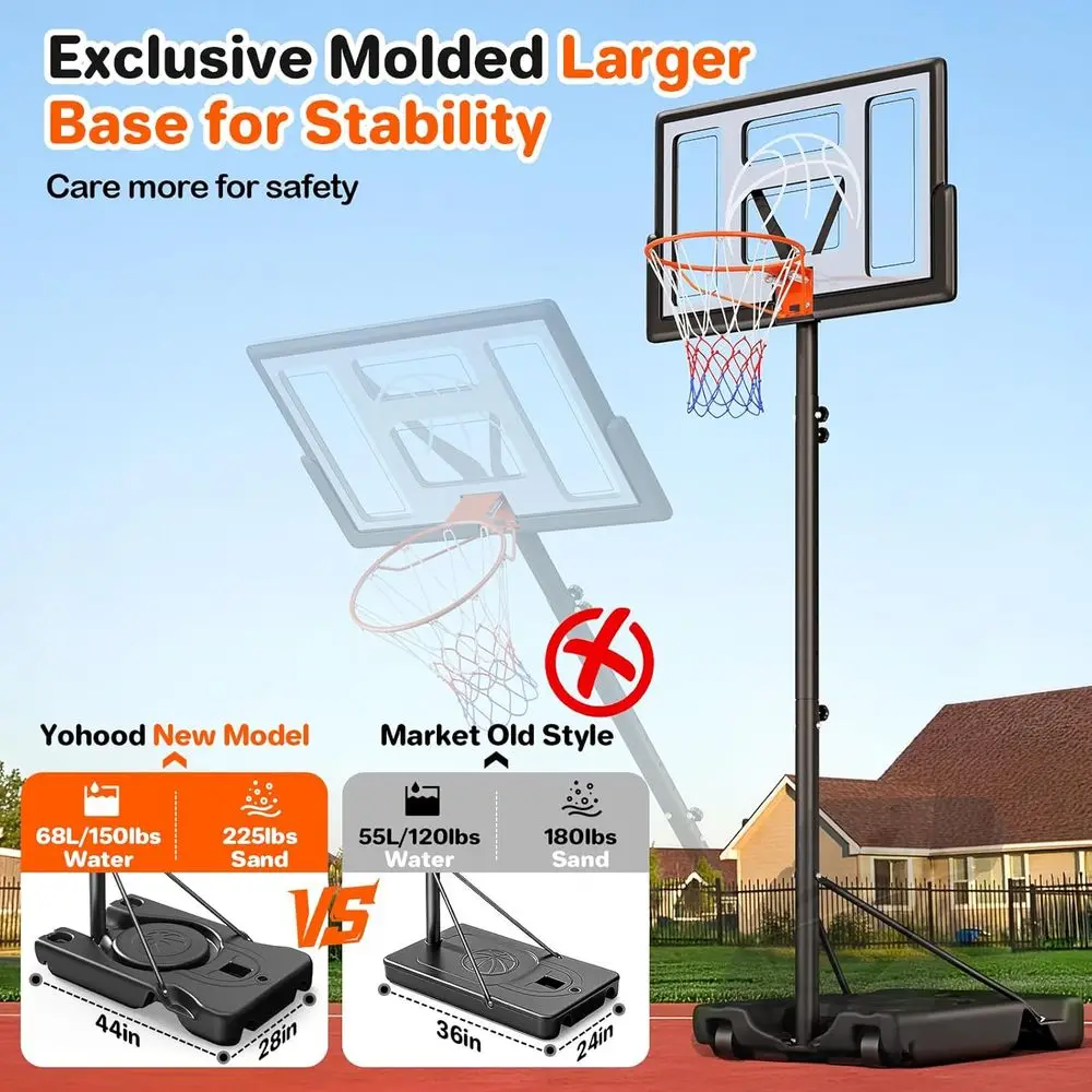 Adjustable Portable Outdoor Ba - Basketball Hoop Outdoor ulasan dan harga