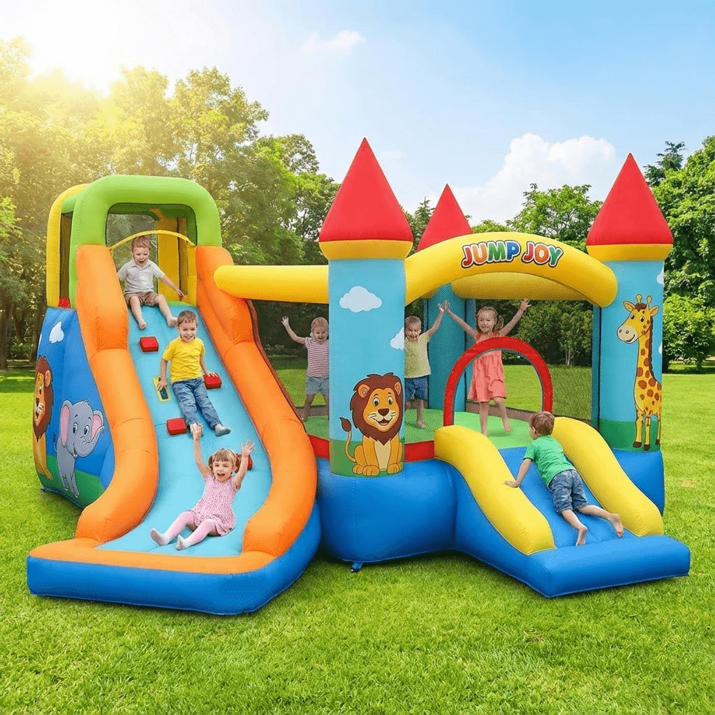 Customized Heavy Duty Commerci - Kids Outdoor Jump House ulasan dan harga