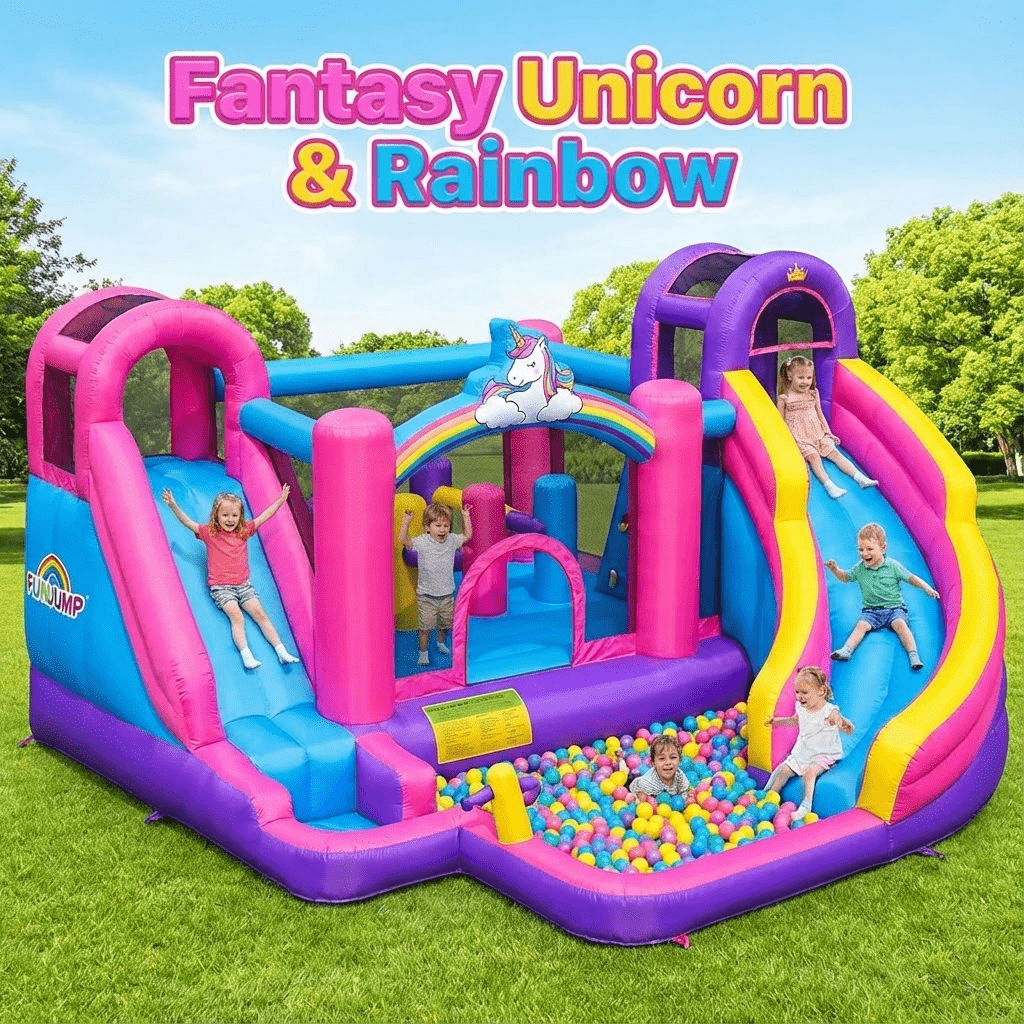 Customized Heavy Duty Commerci - Kids Outdoor Jump House ulasan dan harga