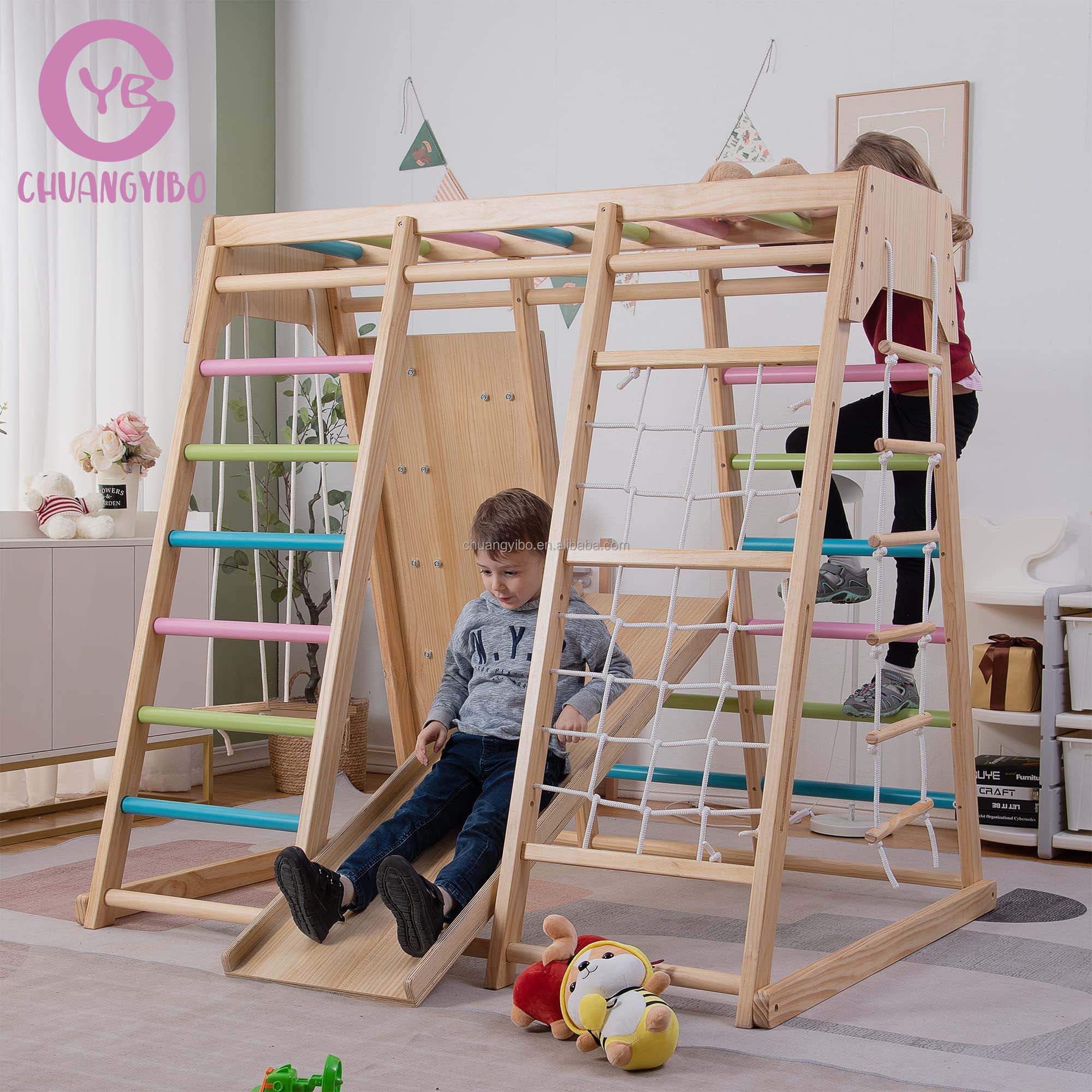 Climbing Walls Amusement Park  - Kids Outdoor Swing Set ulasan dan harga