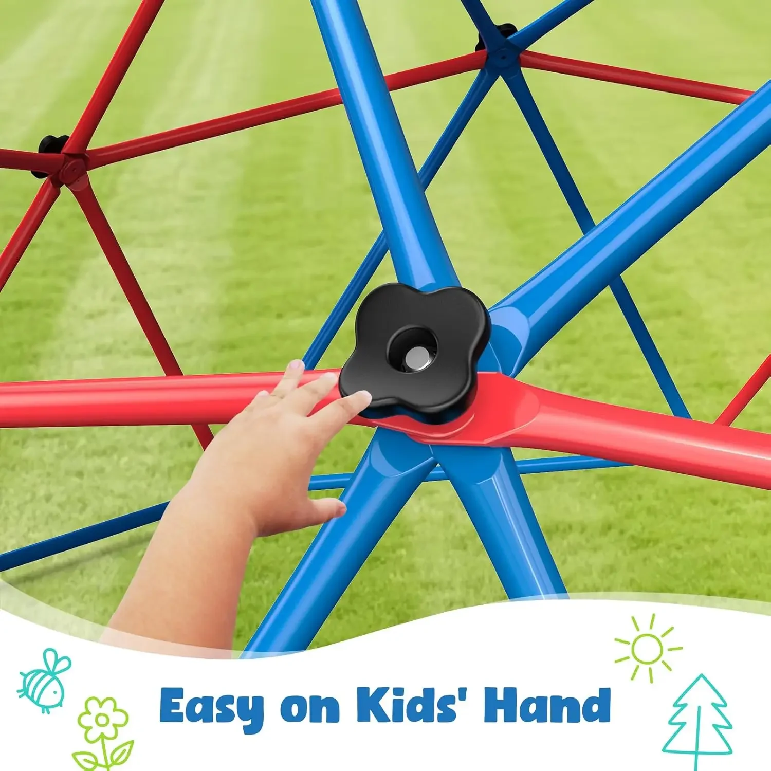 Hapfan Climbing Dome Swing Set - Kids Outdoor Climbing Dome ulasan dan harga