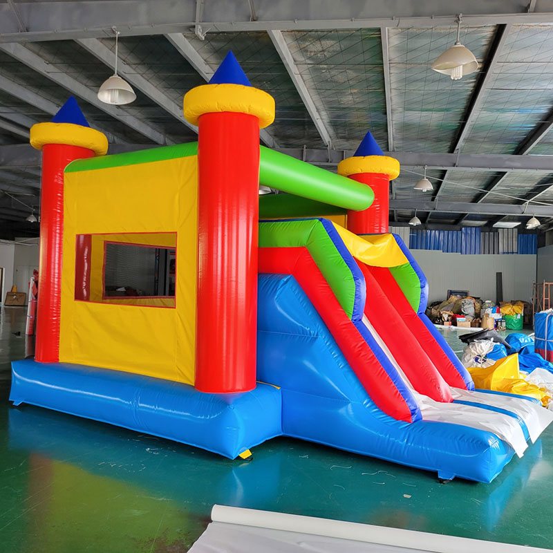 Bounce House with Slide Jumpin - Kids Outdoor Jump House ulasan dan harga