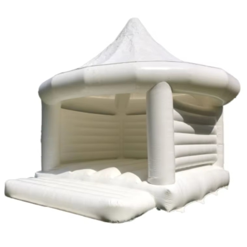 Inflatable White Wedding Bounc - Outdoor Toys For Kids ulasan dan harga