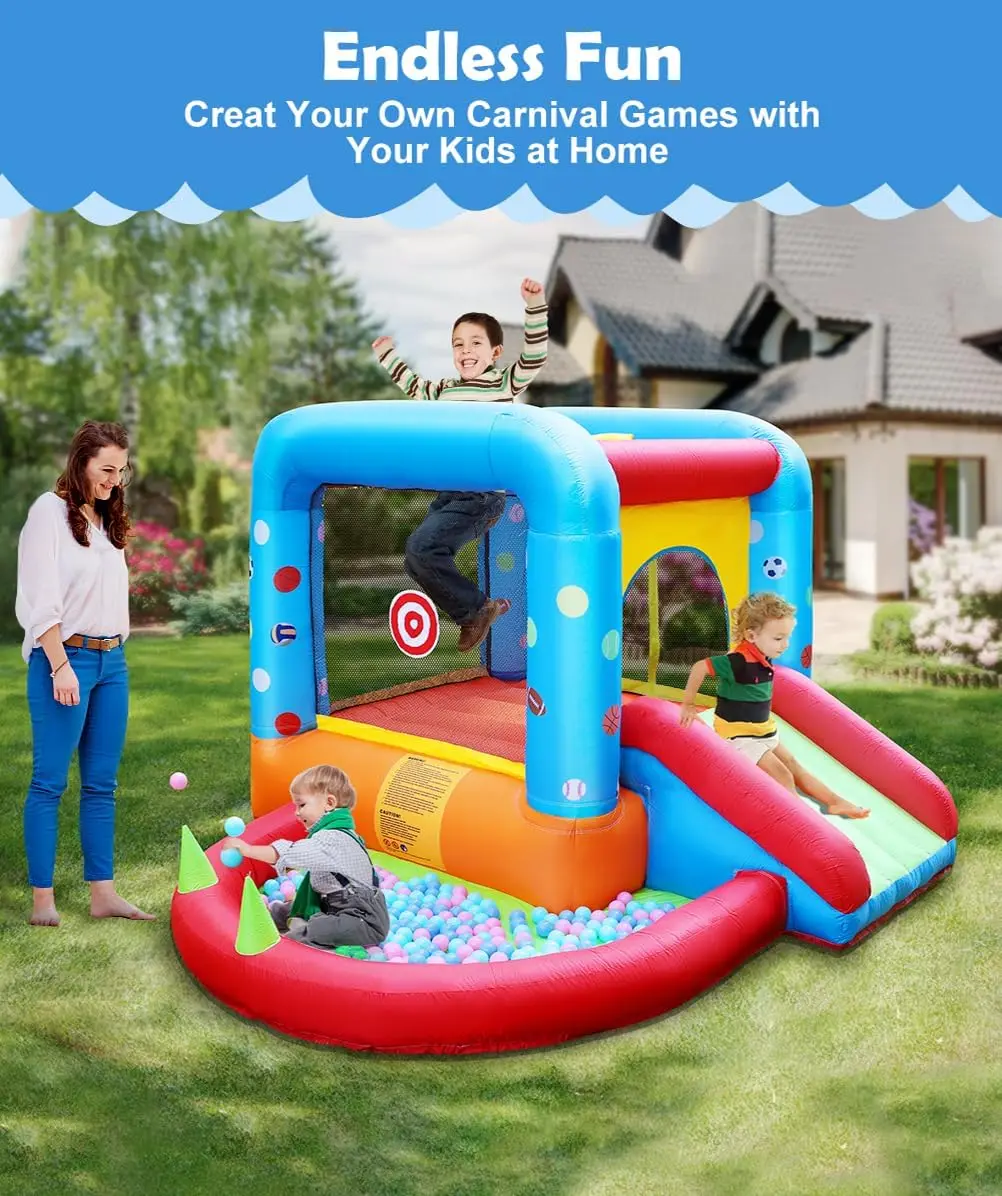 Step4Fun Inflatable Bounce Hou - Kids Outdoor Jumping ulasan dan harga