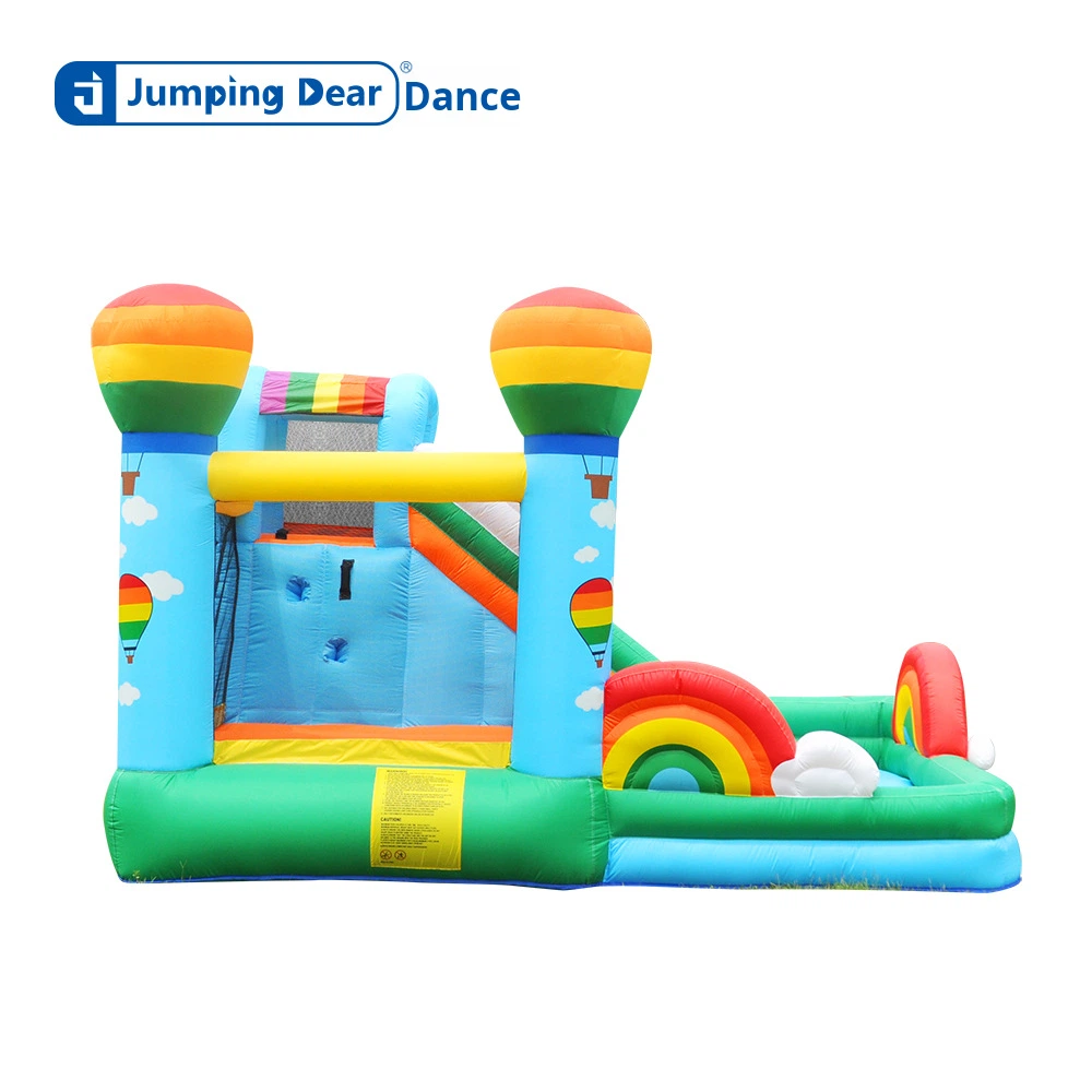 Kids Inflatable Castle with Sl - Kids Outdoor Jump House ulasan dan harga