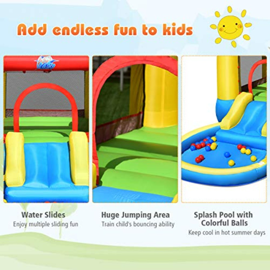 Outdoor backyard inflatable bo - Kids Outdoor Jumping ulasan dan harga