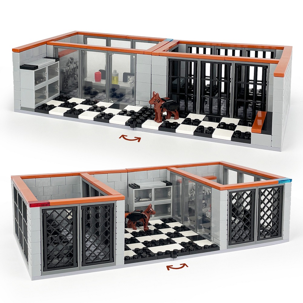 302PCS Prison City Police Stat - Lego Set Creator ulasan dan harga