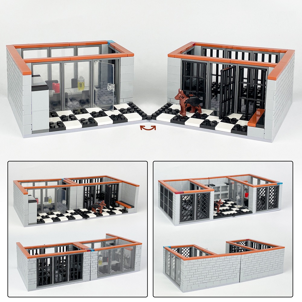 302PCS Prison City Police Stat - Lego Set Creator ulasan dan harga