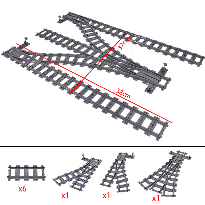 MOC City Train Rail Left and R - Lego Set Creator ulasan dan harga