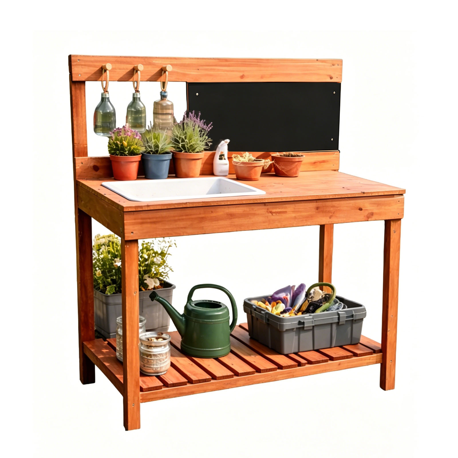 Wooden Potting Benches For Chi - Kids Outdoor Garden ulasan dan harga