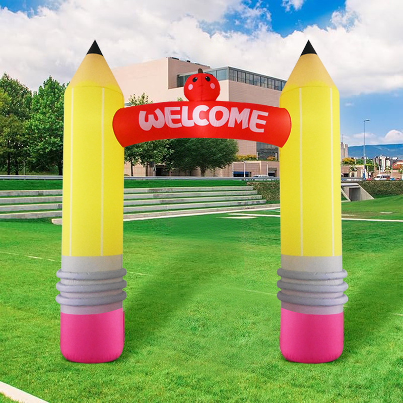 9FT Inflatable Pencil Arch Dec - Kids Outdoor Inflatable ulasan dan harga