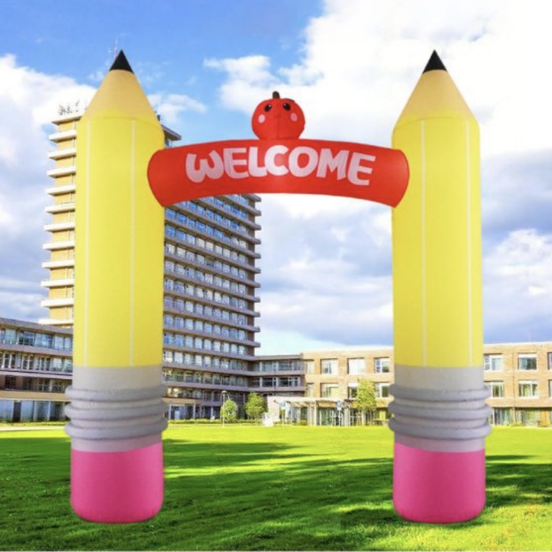 9FT Inflatable Pencil Arch Dec - Kids Outdoor Inflatable ulasan dan harga