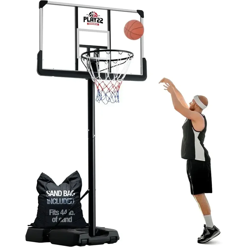 Adjustable 44 Shatterproof Bas - Basketball Hoop Outdoor ulasan dan harga