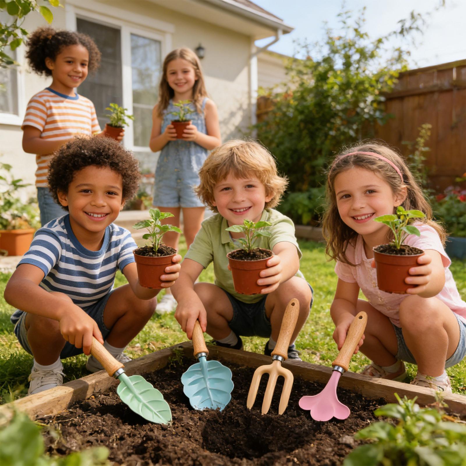 Kids Gardening Set 4 Piece Lea - Kids Outdoor Garden ulasan dan harga