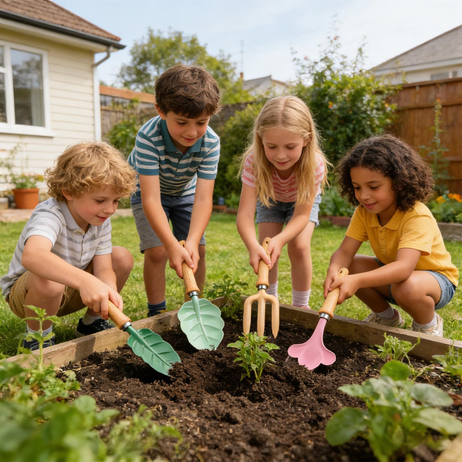 Kids Gardening Set 4 Piece Lea - Kids Outdoor Garden ulasan dan harga