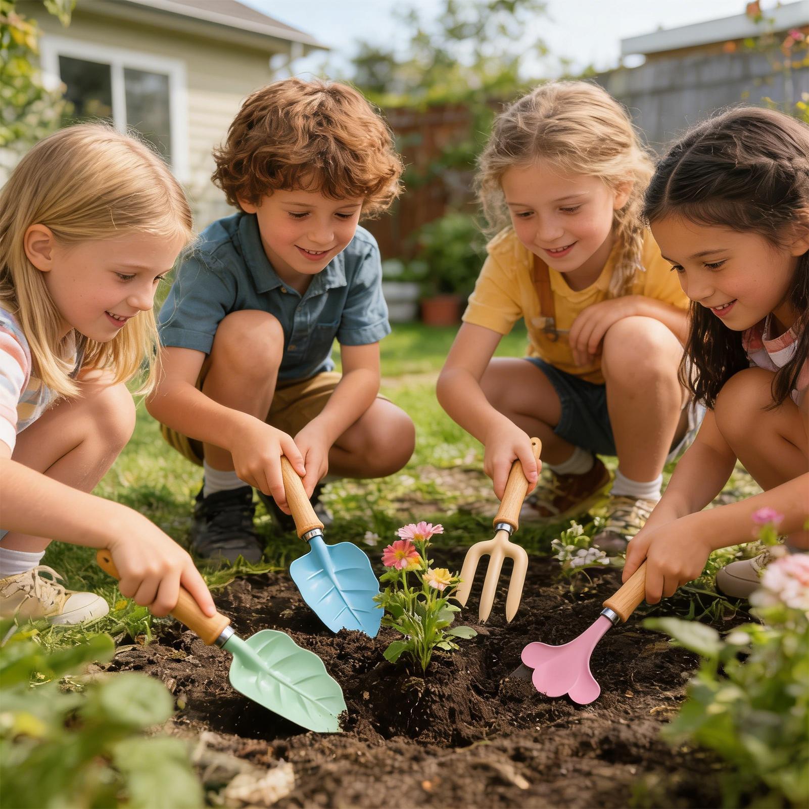 Kids Gardening Set 4 Piece Lea - Kids Outdoor Garden ulasan dan harga
