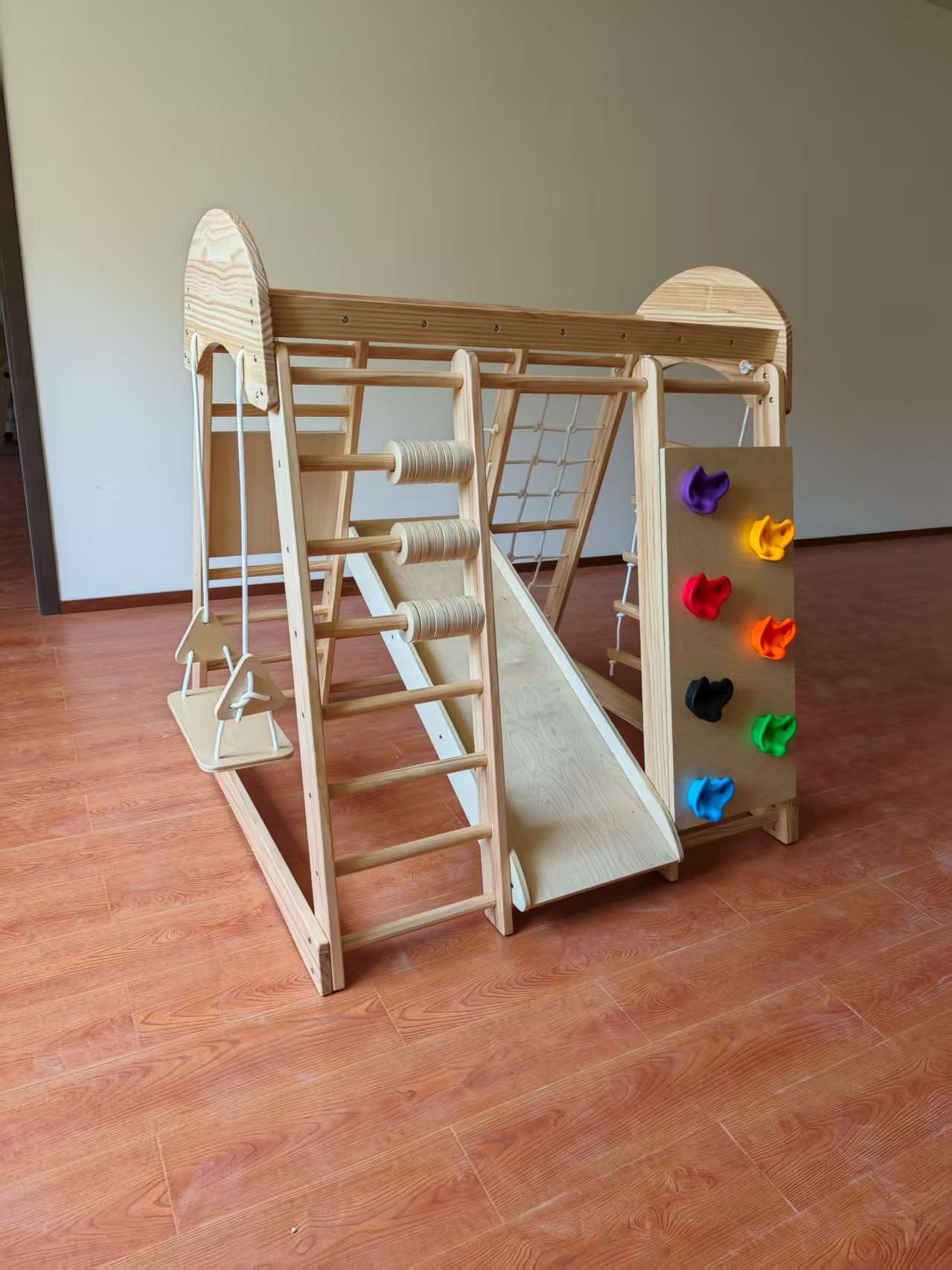 Wooden Kids Climbing Frame Lad - Kids Outdoor Climbing Frame ulasan dan harga