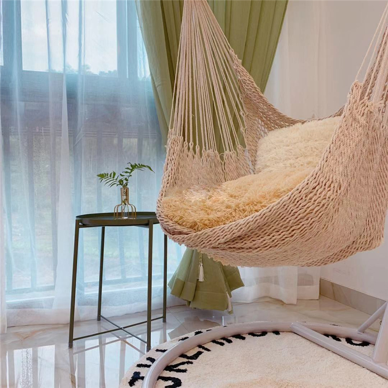 Nordic Style White Hammock Swi - Kids Outdoor Swing Set ulasan dan harga